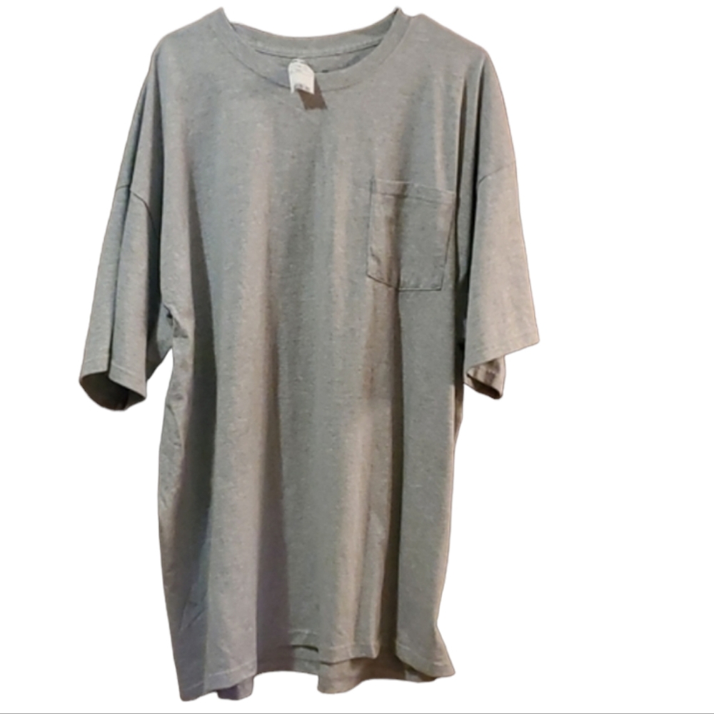 ==^Pocket Tshirt 3XL Fruit of the Loom in gray